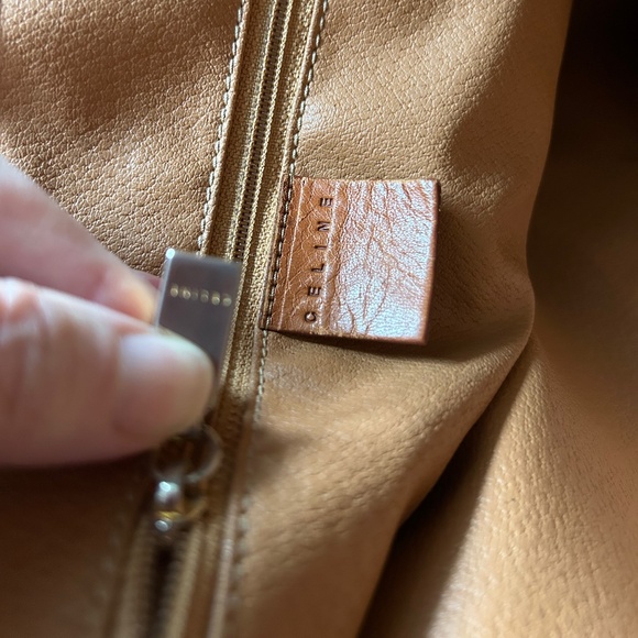 AUTHENTIC CELINE Vintage Macadam Canvas & Leather Tote - Picture 14 of 16